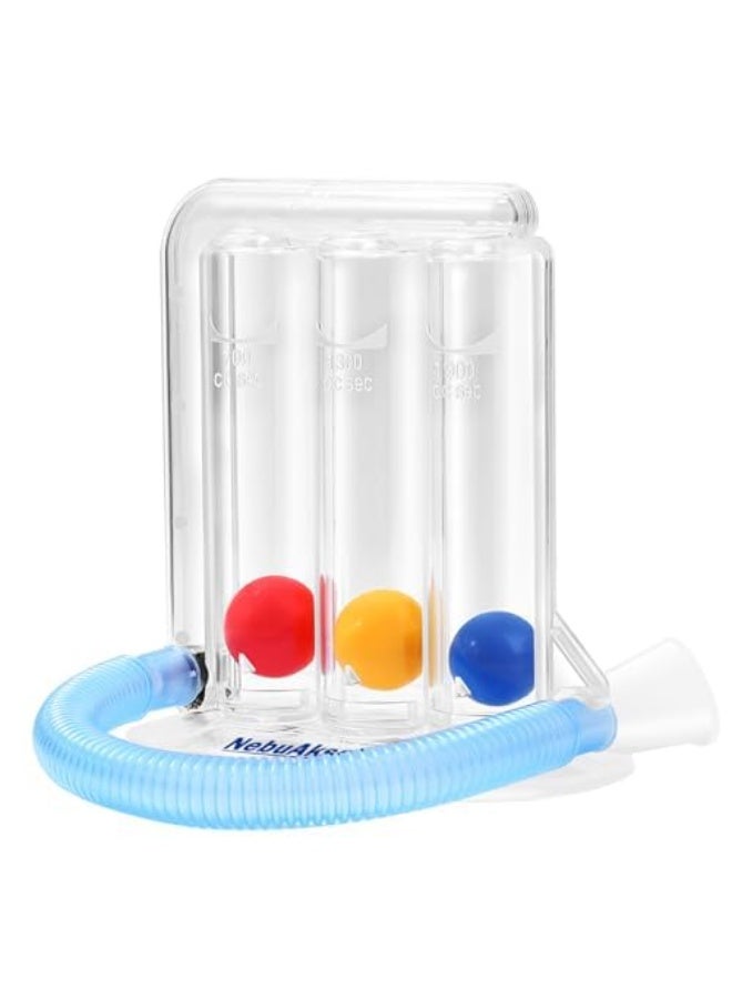 Spirometer Volumetric Exerciser, Portable Spirometer Breathing Trainer, Test Breathing Exercise Measurement System. (600-1200ml) - Image 1